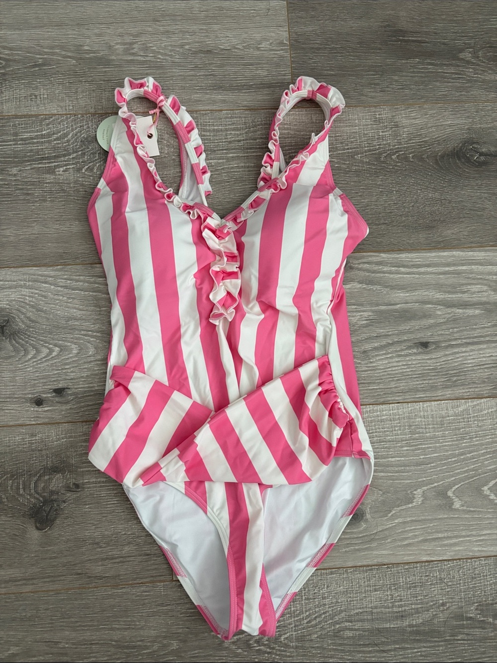 SweetHoney Pink Striped One piece NWT